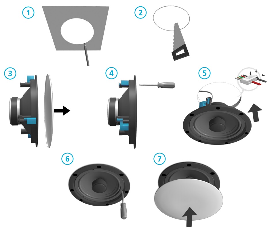 Монтаж BIAMP CMX20DT