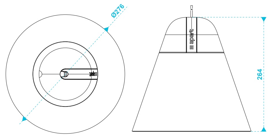 Конструкция и габариты BIAMP P60DT