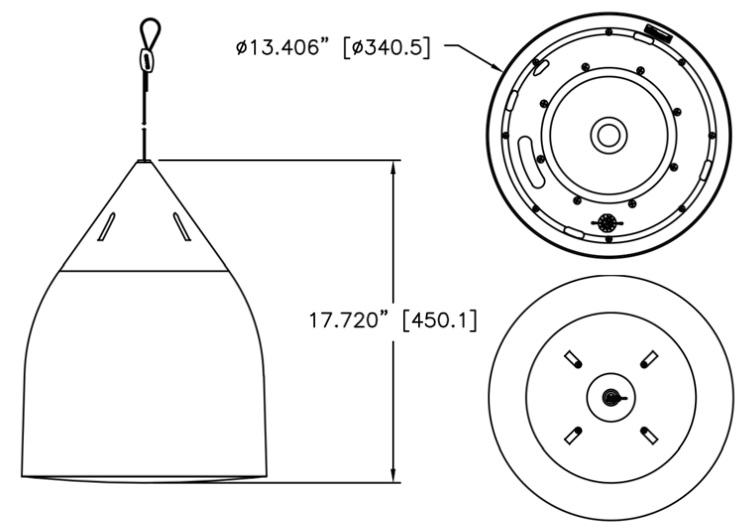 Габаритные размеры BIAMP DDP8