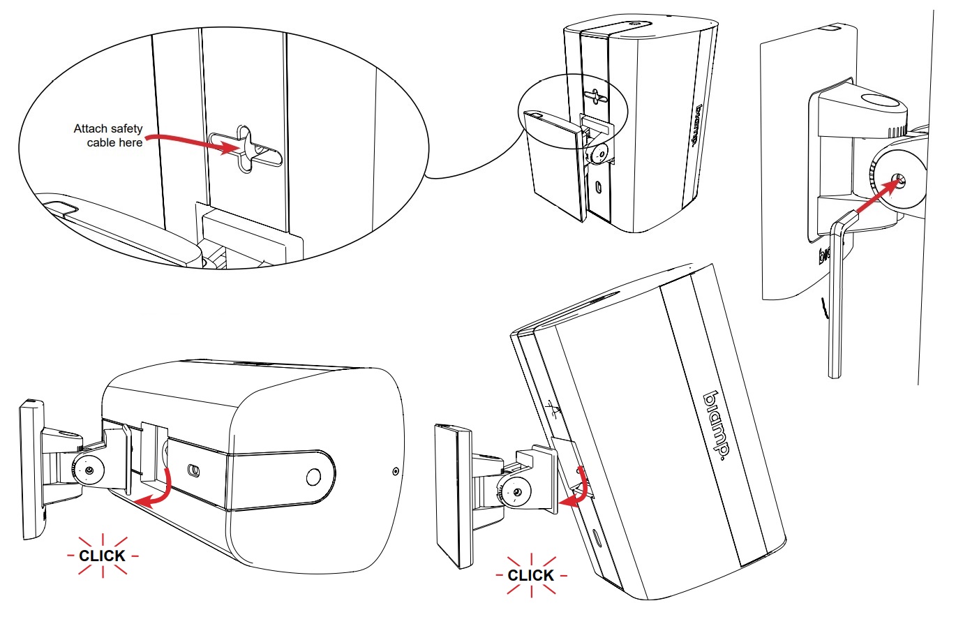 Монтаж BIAMP EX-S10SUB-CM
