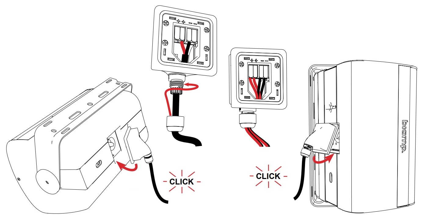 Подключение BIAMP EX-S10SUB-UB