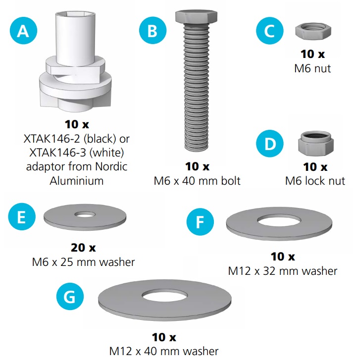 Состав комплекта BIAMP LRABAS