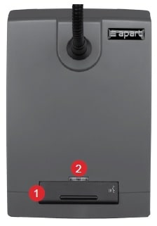 Передняя панель настольного микрофона BIAMP MDS.DEL