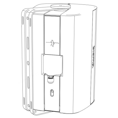 Двухполосный настенный громкоговоритель EX-S8-UB-B