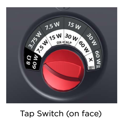Двухполосный потолочный громкоговоритель с низким профилем DX-IC6LP