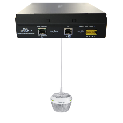 Parle TCM-1 White Потолочный подвесной микрофон для цифровой системы Tesira