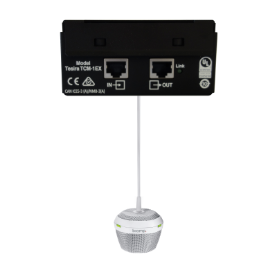 Parle TCM-1EX White Потолочный дополнительный подвесной микрофон для цифровой системы Tesira
