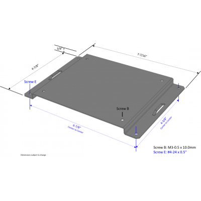 Кронштейн для крепления под стол или на стену