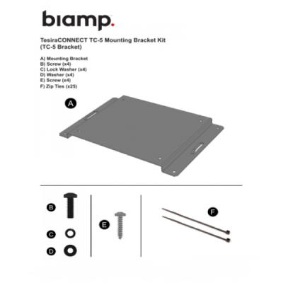 Кронштейн для крепления под стол или на стену TesiraCONNECT TC-5 Bracket