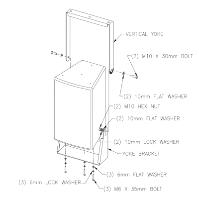 Крепление для АС Community V2-12 VB-VY12
