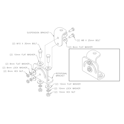 Наклонный кронштейн для АС серии Community VB-TILT